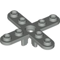 Propeller 4 Blade 5 Diameter with Rounded Ends, Open Hub Hellgrau