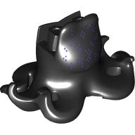 Lower Body Sea Witch with Tentacles (Ursula) with Dark Purple Spots print Black