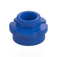 Plant, Flower, Plate Round 1 × 1 with 5 Petals Blue