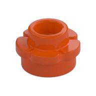 Plant, Flower, Plate Round 1 × 1 with 5 Petals Reddish Orange