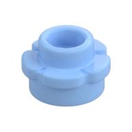 Plant, Flower, Plate Round 1 × 1 with 5 Petals Bright Light Blue