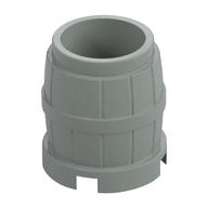 Barrel 2 × 2 × 2 Light Gray