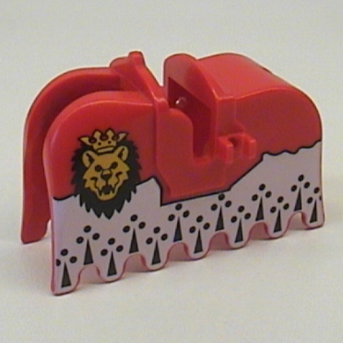 Animal / Creature Accessory, Horse Barding with Lion Head (Royal Knights) Print Rot