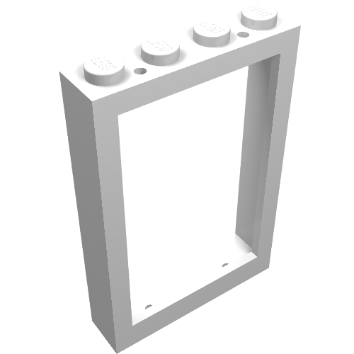 Fenster 1 × 4 × 5 mit massiv Noppen