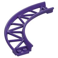 Vehicle Track, Roller Coaster, Curve Dunkellila
