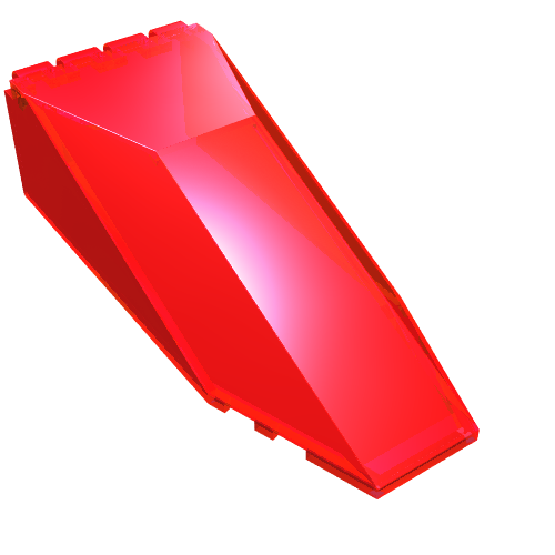 Windscreen 10 × 4 × 2 1/3 Canopy Trans-Red