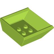 Tipper Bed Small, 3 × 4 Anti-studs Lime