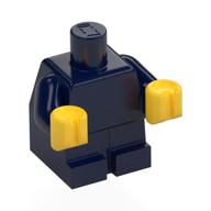 Baby / Toddler Body with Fixed Arms and Yellow Hands Dark Blue
