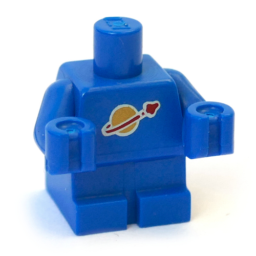Baby / Toddler Body with Fixed Arms with Classic Space Logo print Blau
