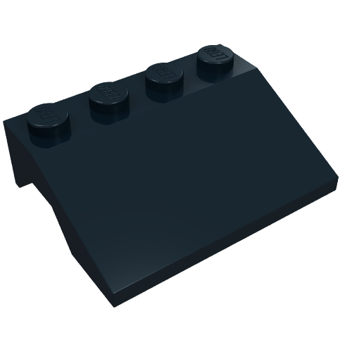 Wheel Arch, Mudguard, Slope 3 × 4 Black