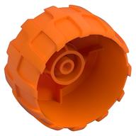 Wheel Hard Plastic Large (54mm D. x 30mm) Orange
