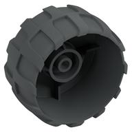 Wheel Hard Plastic Large (54mm D. x 30mm) Dunkelblaugrau
