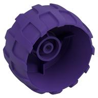 Wheel Hard Plastic Large (54mm D. x 30mm) Dunkellila