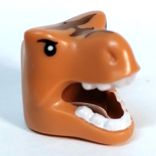 Costume / Mask, T-Rex with Reddish Brown Markings print Mittelnougat