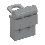 Minifig Neckwear Backpack Non-Opening Light Bluish Gray