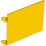 Flagge 6 × 4 mit O-Clips Gelb