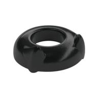 Head Top with Panther Ears [Plain] Black