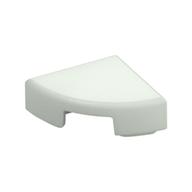 Tile Round 1 × 1 Quarter Glow in Dark White