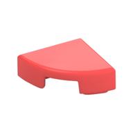 Tile Round 1 × 1 Quarter Coral