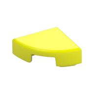 Tile Round 1 × 1 Quarter Vibrant Yellow