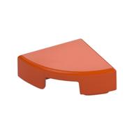 Tile Round 1 × 1 Quarter Reddish Orange