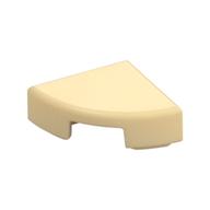 Tile Round 1 × 1 Quarter Tan
