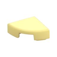 Tile Round 1 × 1 Quarter Bright Light Yellow