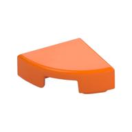 Tile Round 1 × 1 Quarter Orange