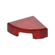 Tile Round 1 × 1 Quarter Trans-Red