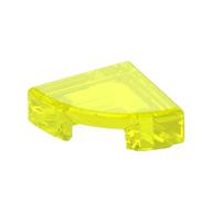 Tile Round 1 × 1 Quarter Trans-Neon Green