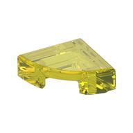 Tile Round 1 × 1 Quarter Transparent-Gelb