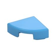 Tile Round 1 × 1 Quarter Mittelblau