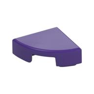 Tile Round 1 × 1 Quarter Dark Purple