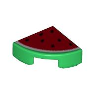 Tile Round 1 × 1 Quarter with Watermelon Print
