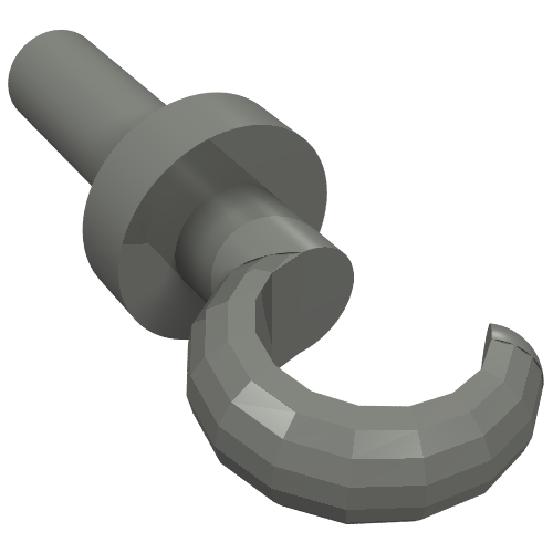Hand Pirate Hook Dunkelblaugrau