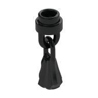 Tassel with 1 × 1 Round Stud Schwarz