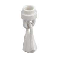 Tassel with 1 × 1 Round Stud White