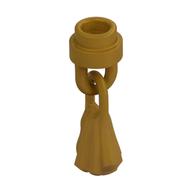 Tassel with 1 × 1 Round Stud Pearl Gold