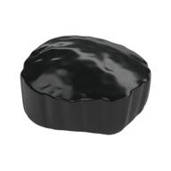 Hair Flat Top, Short with Straight Even Side Sections Black