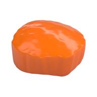 Hair Flat Top, Short with Straight Even Side Sections in Orange