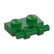 Plate Special 1 × 2 Side Handle [Free Ends] Green
