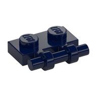 Plate Special 1 × 2 Side Handle [Free Ends] Dark Blue
