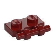 Plate Special 1 × 2 Side Handle [Free Ends] Dark Red