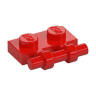 Plate Special 1 × 2 Side Handle [Free Ends] Red