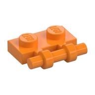 Plate Special 1 × 2 Side Handle [Free Ends] Mittelorange