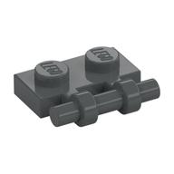Plate Special 1 × 2 Side Handle [Free Ends] Dark Bluish Gray