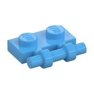 Plate Special 1 × 2 Side Handle [Free Ends] Mittelblau