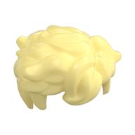 Hair Tousled and Sticking Out on Both Sides Leuchtendes Hellgelb