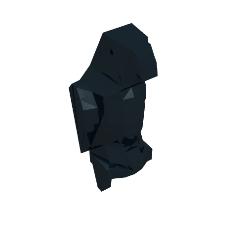 Animal, Bird, Parrot [Plain] Black