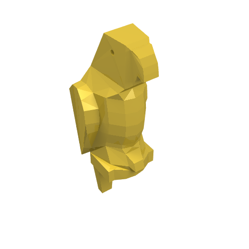 Animal, Bird, Parrot [Plain] Yellow